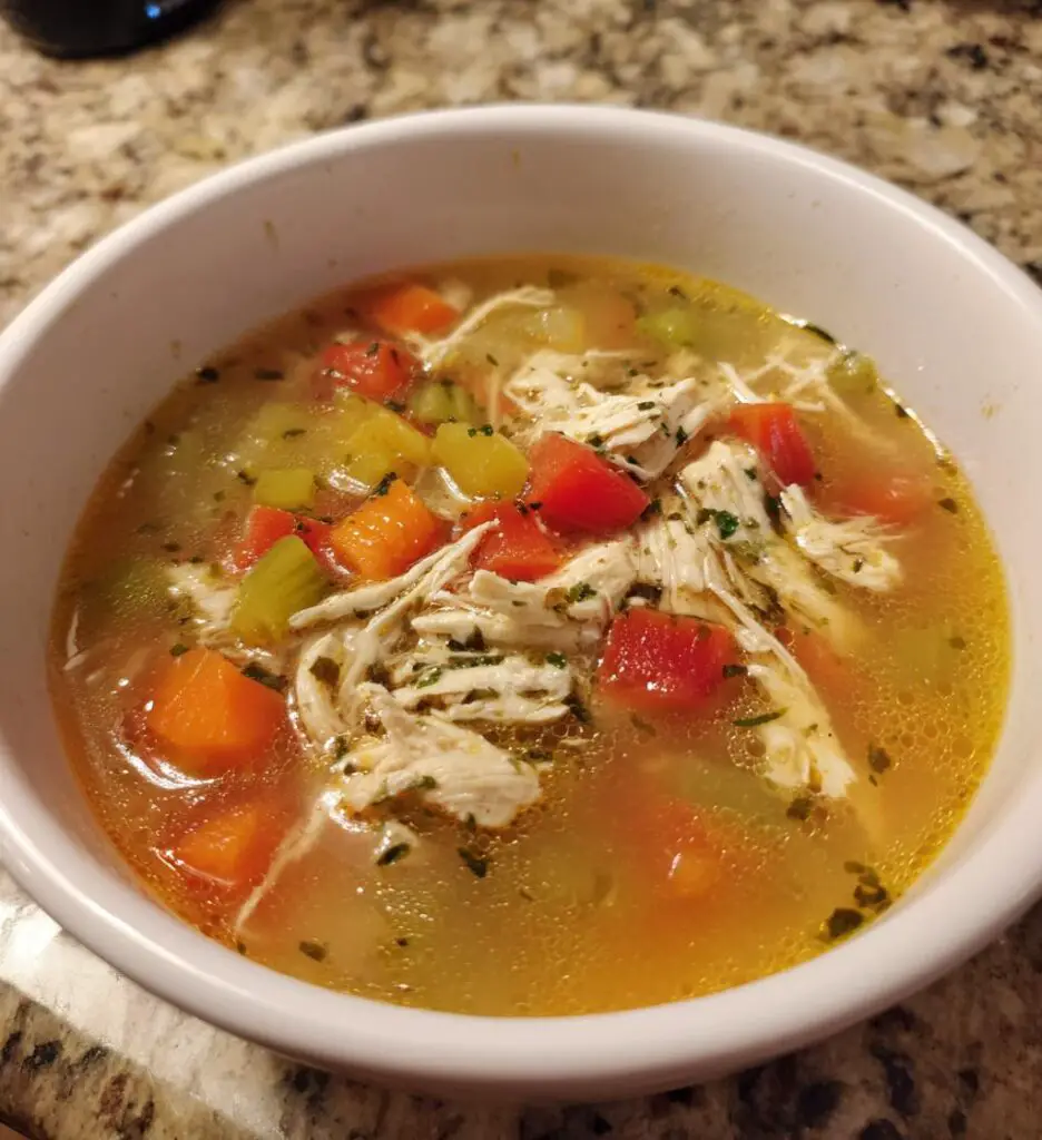 instant pot chicken vegetable soup