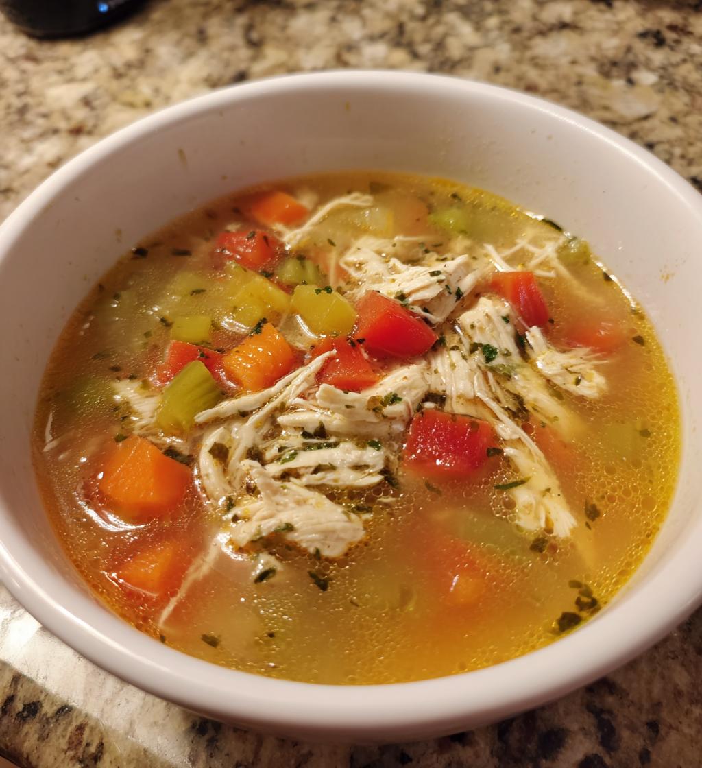 instant pot chicken vegetable soup