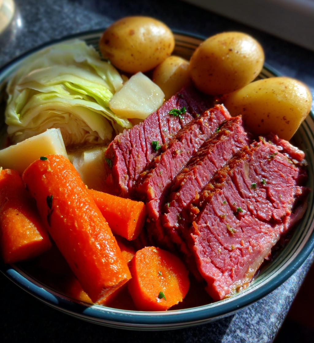 irish boiled dinner corned beef - detail 1