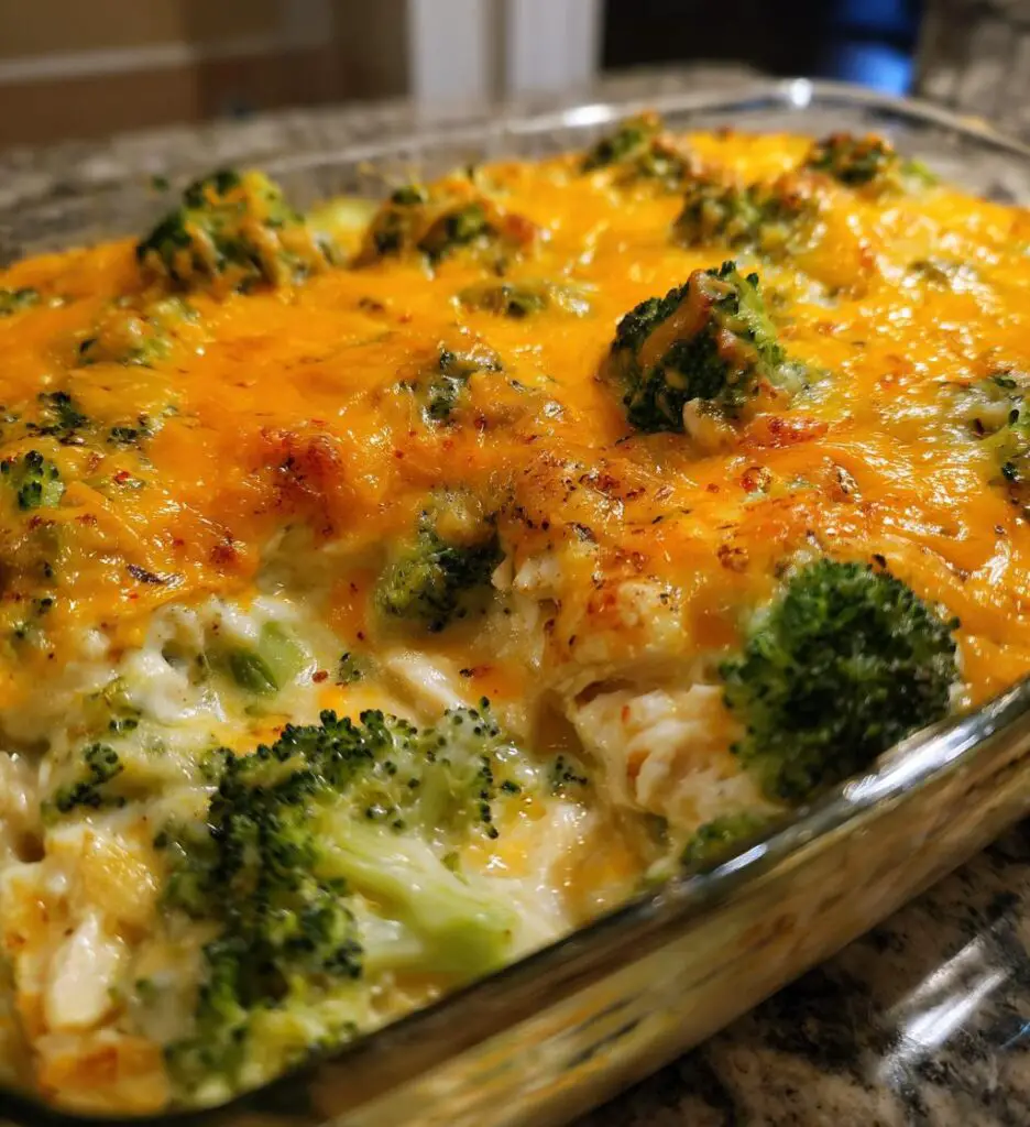 keto chicken and broccoli casserole