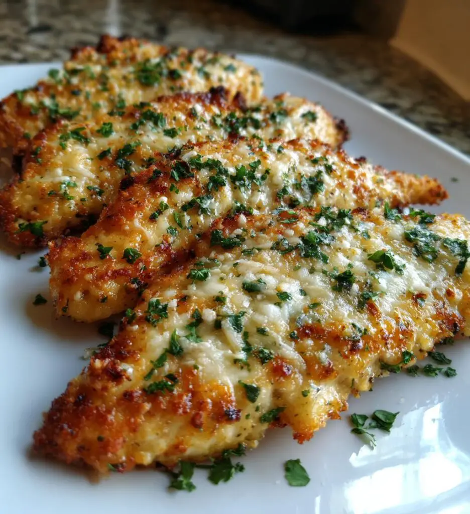 low carb keto garlic parmesan chicken