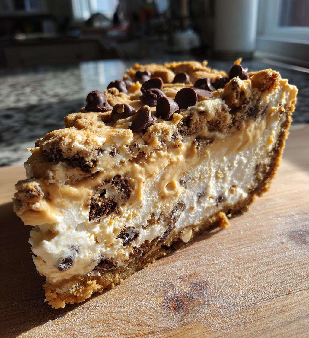 monster cookie peanut butter cheesecake pie