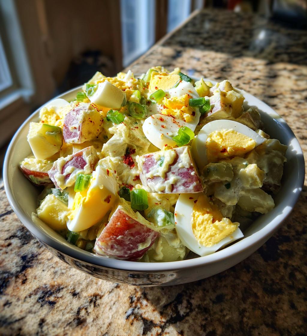 mustard potato salad - detail 1