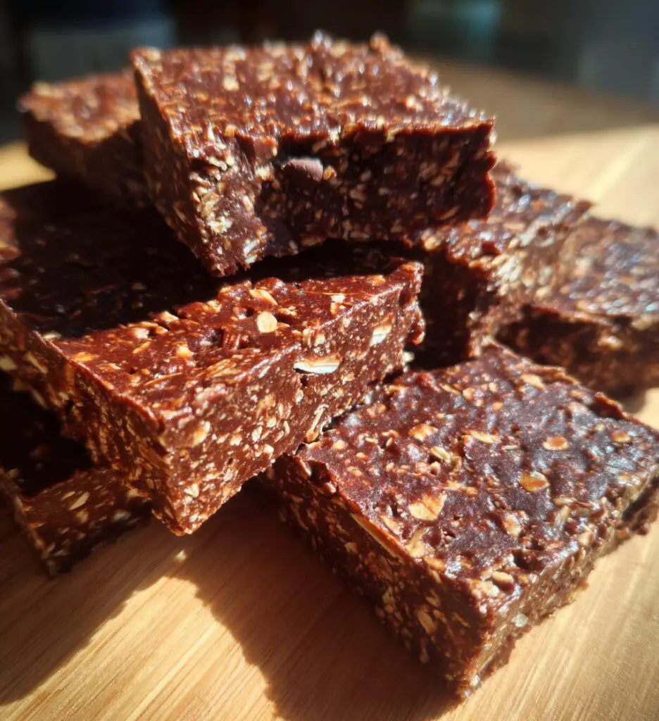 no bake chocolate oat bars