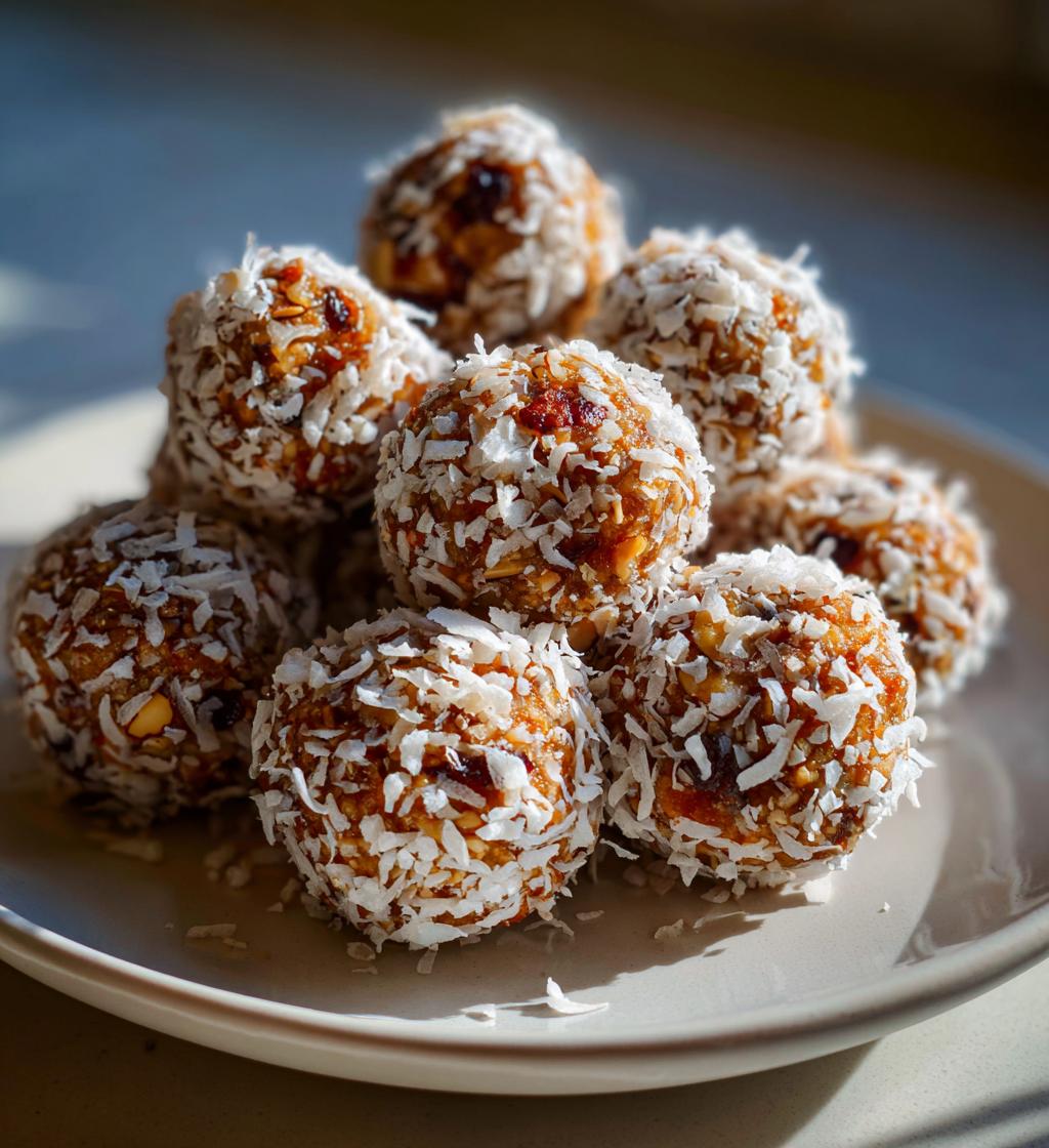 no bake christmas almond balls - detail 1