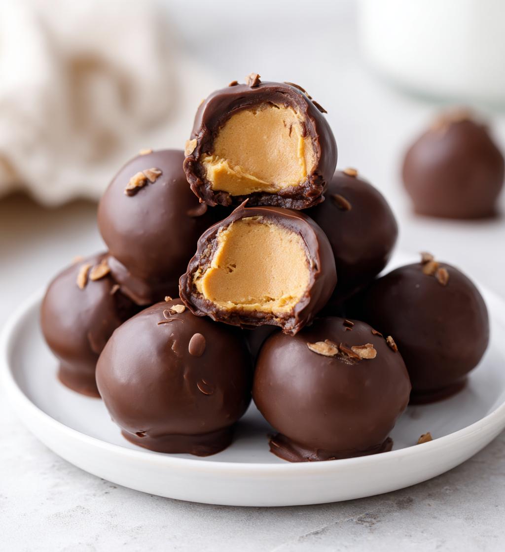 no bake peanut butter cheesecake balls 2 - detail 1