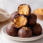 no bake peanut butter cheesecake balls 2