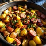 one pan kielbasa and potatoes