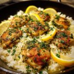 one pot lemon herb chicken and rice