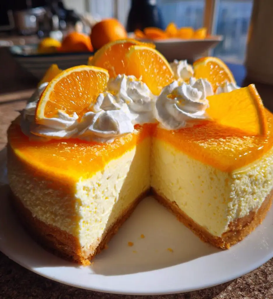 orange creamsicle cheesecake