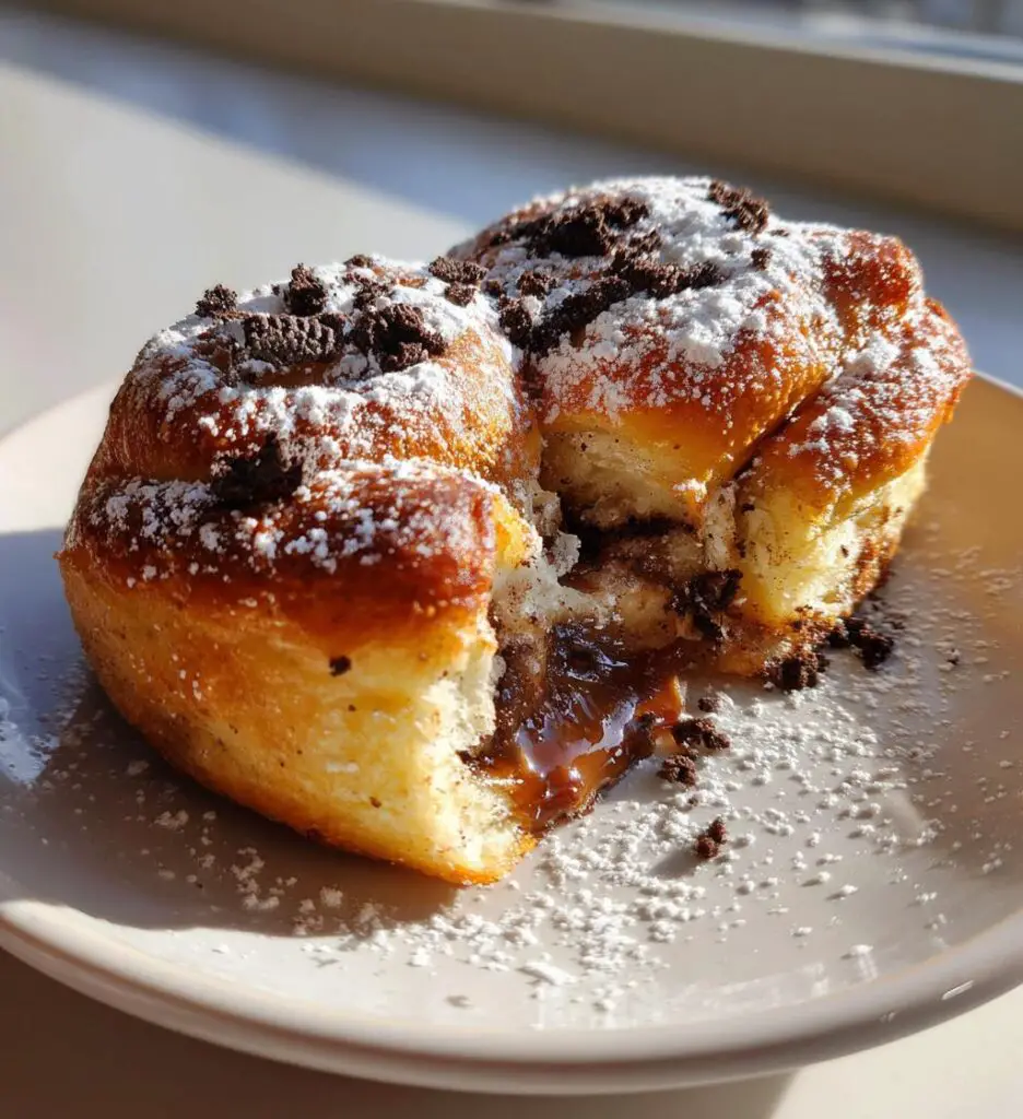 oreo stuffed cinnamon rolls