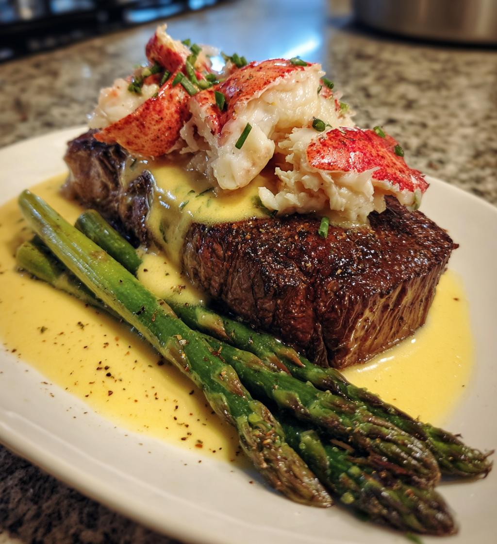 oscar style steak - detail 1