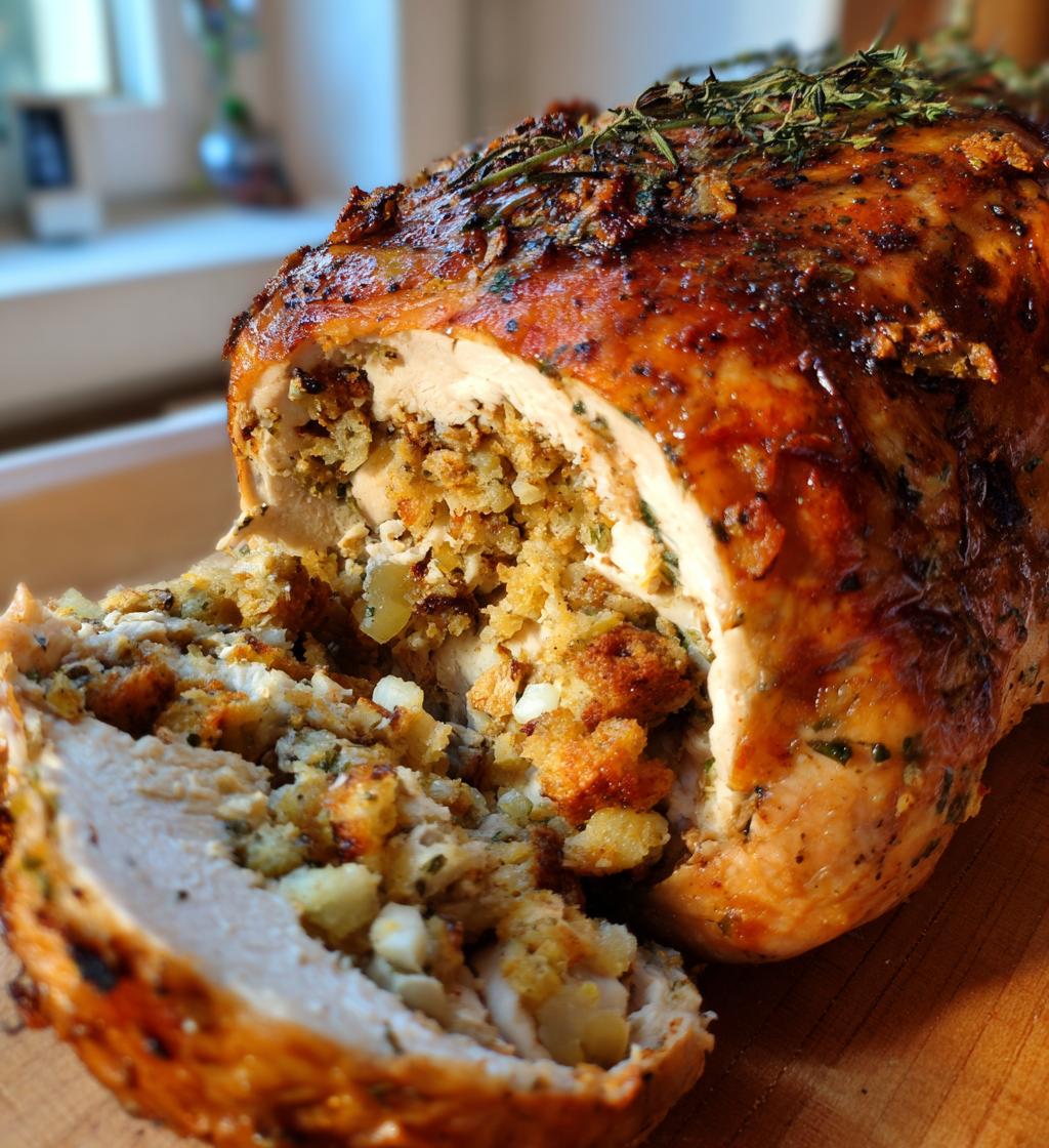 oven roasted stuffed turkey