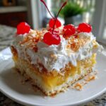 pina colada poke cake