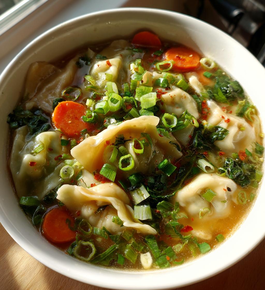 potsticker soup