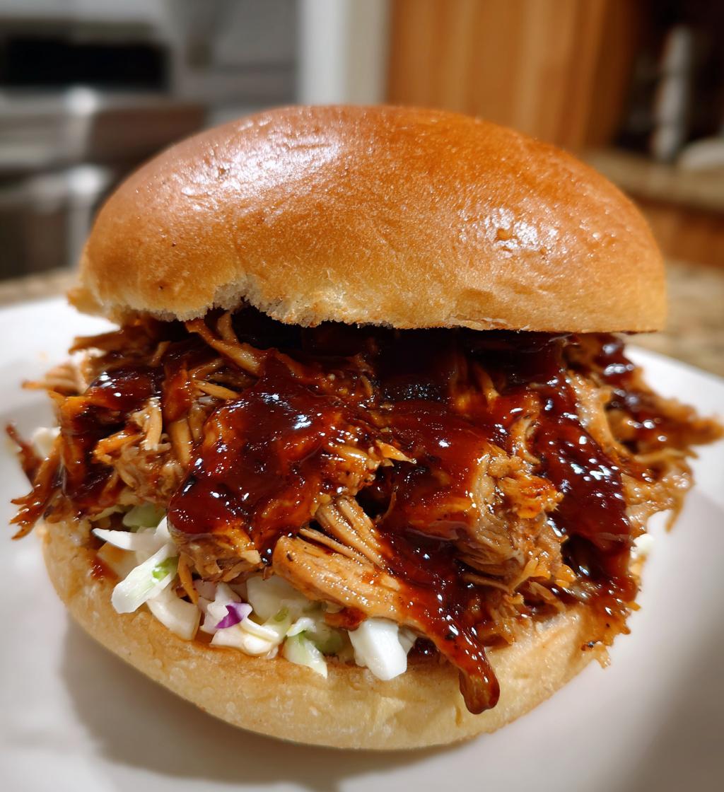 pulled bbq chicken crock pot recipe