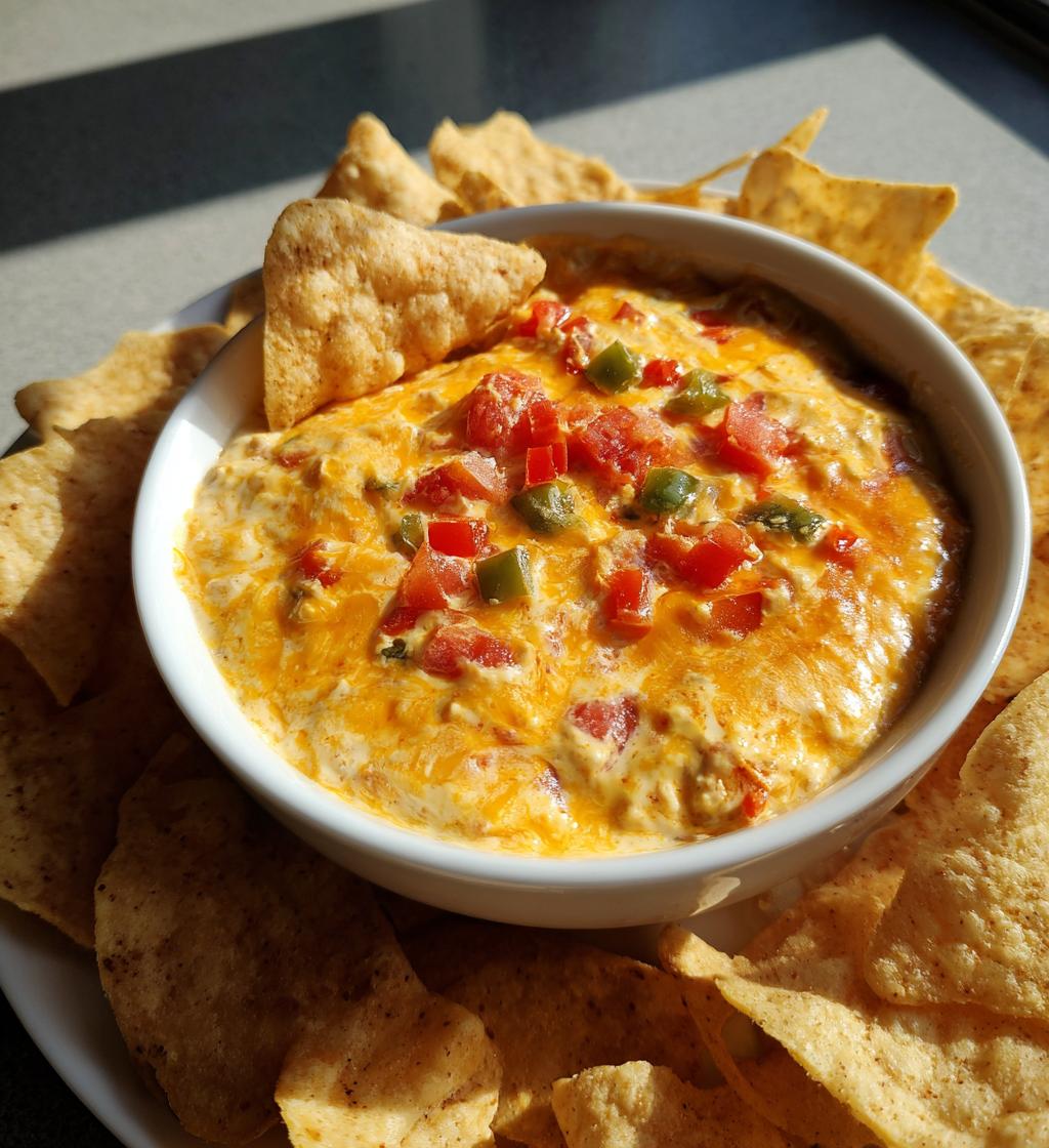 sausage queso dip - detail 1