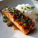 spicy honey garlic salmon