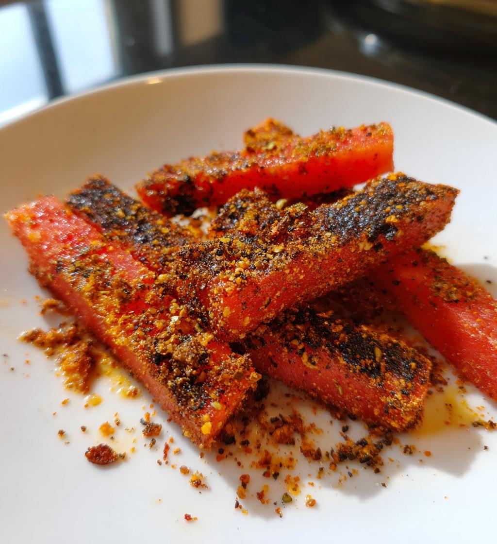 spicy watermelon fries