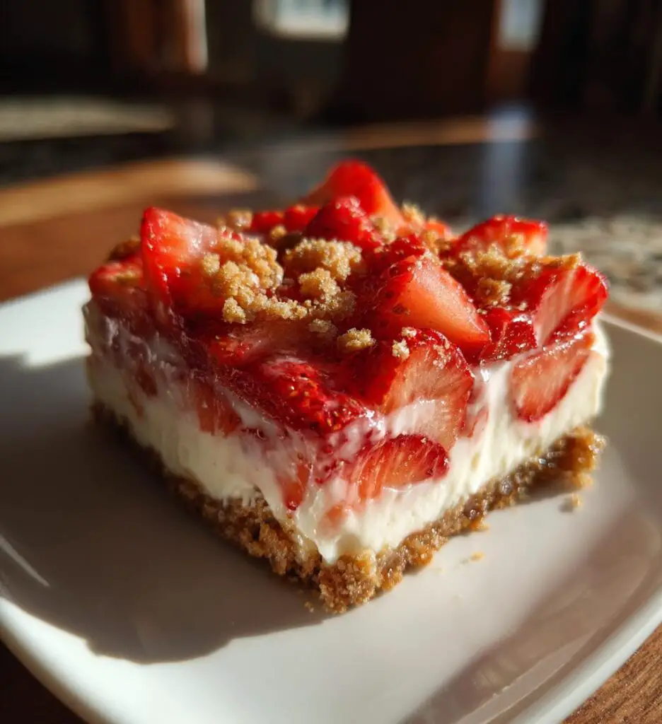 strawberry crunch cheesecake salad