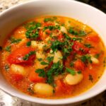 tomato and white bean soup