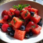 watermelon berry fruit salad
