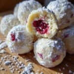 white chocolate raspberry truffles