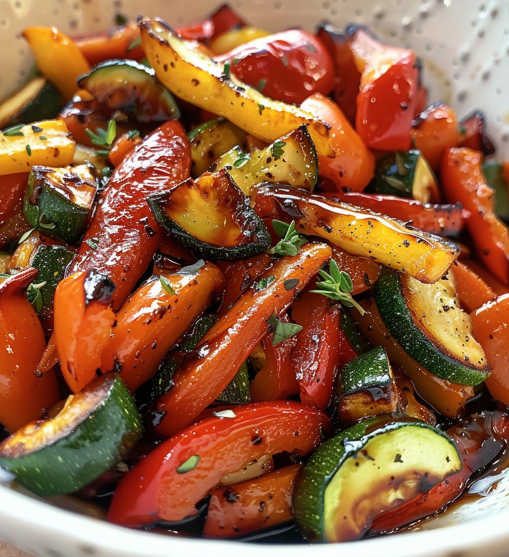 Balsamic Roasted Vegetables