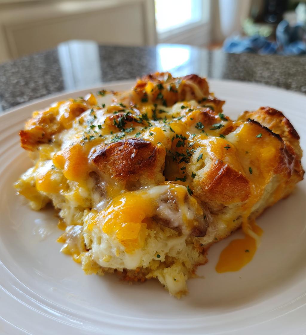 Biscuits & Gravy Breakfast Casserole - detail 1