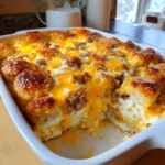 Biscuits & Gravy Breakfast Casserole