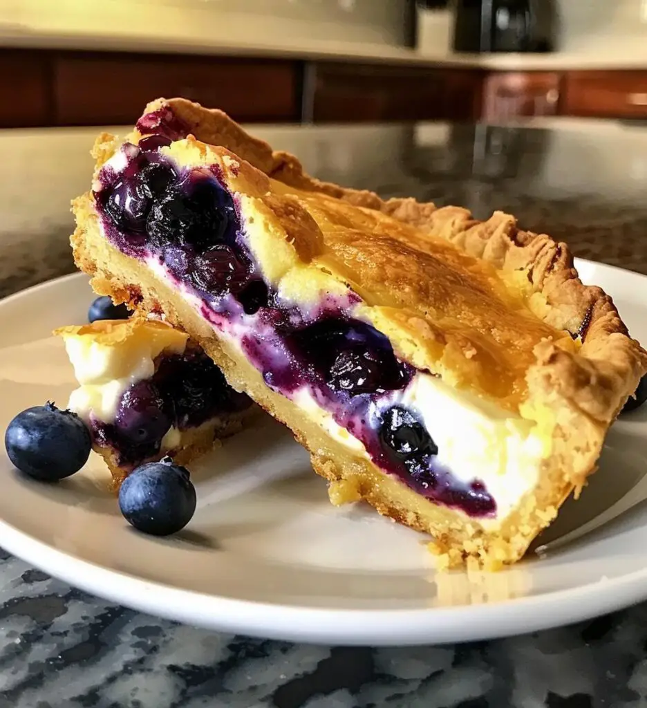Blueberry Cream Cheese Breakfast Bake