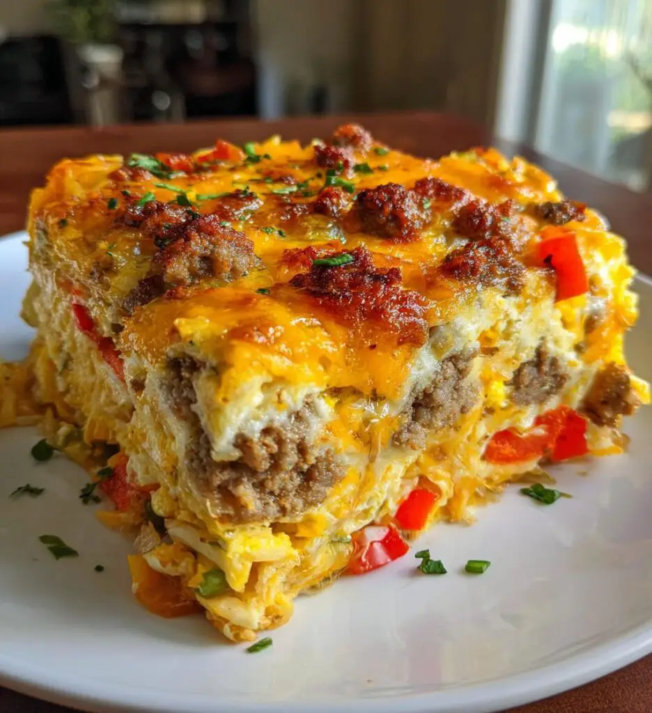 Breakfast Burrito Casserole