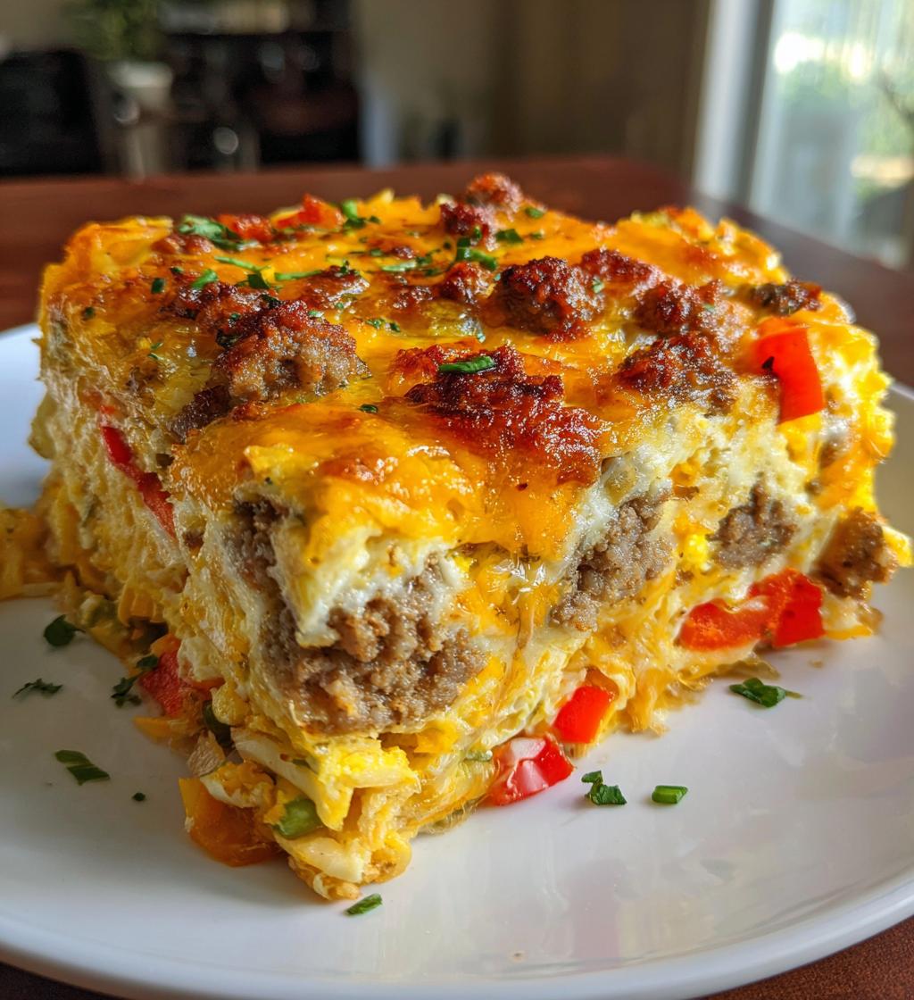 Breakfast Burrito Casserole