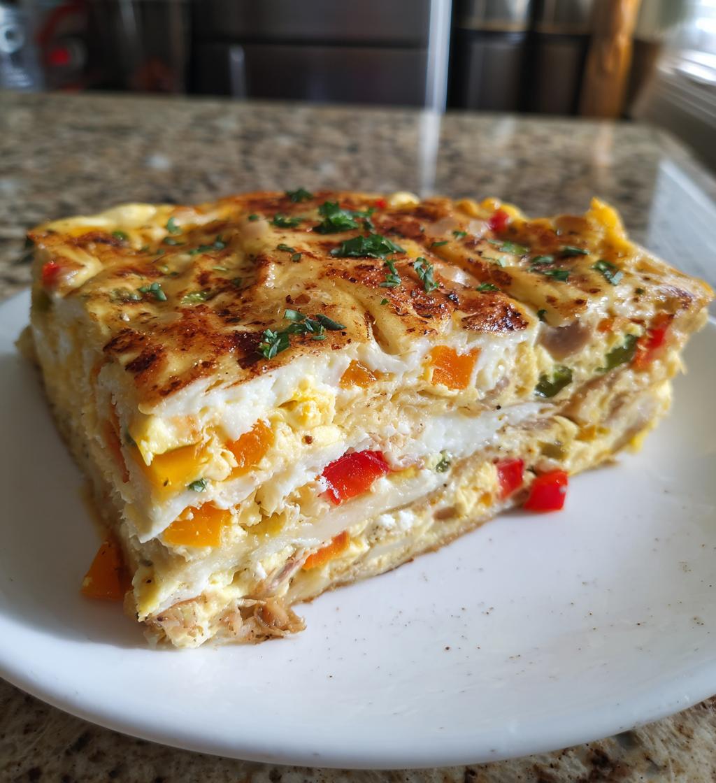 Breakfast Quesadilla Casserole - detail 1