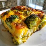 Broccoli Cheddar Egg Casserole