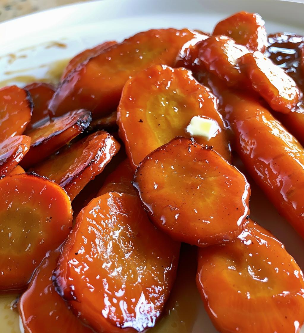 Brown Sugar Glazed Carrots - detail 1