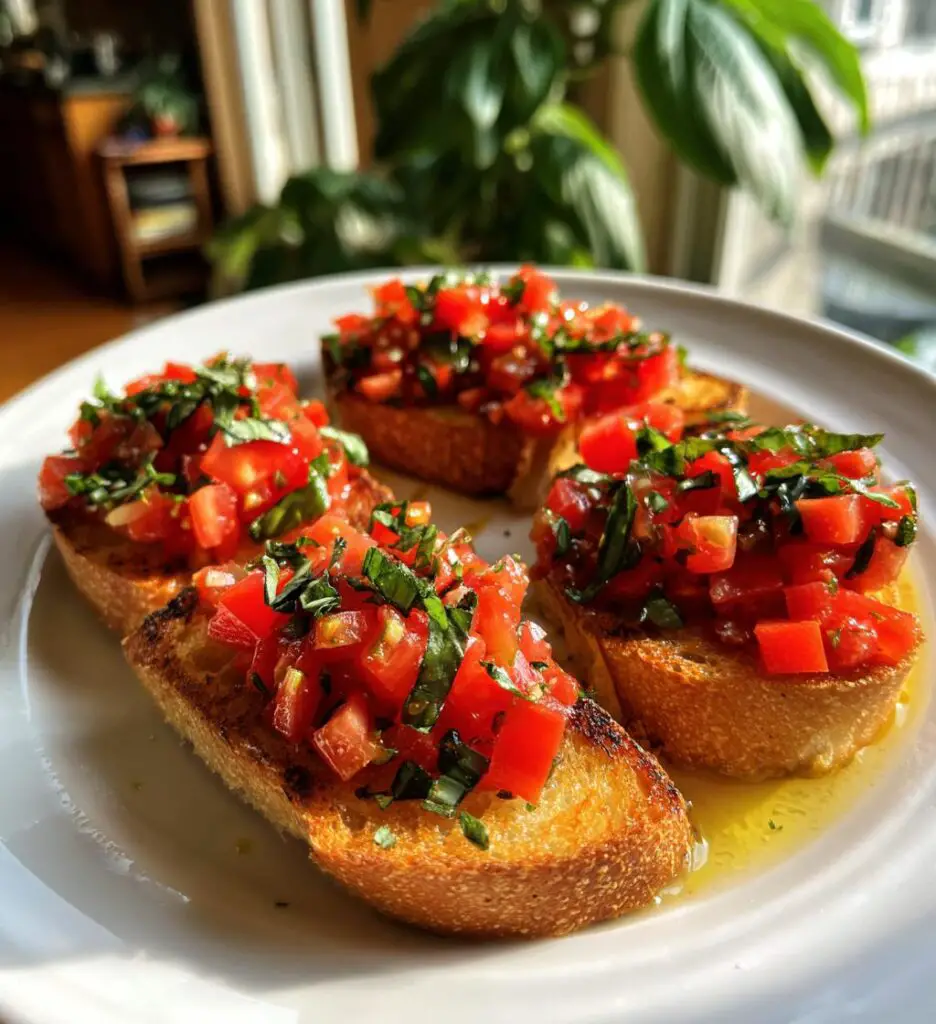 Bruschetta with Tomato & Basil
