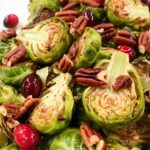 Brussels Sprouts with Cranberries & Pecans
