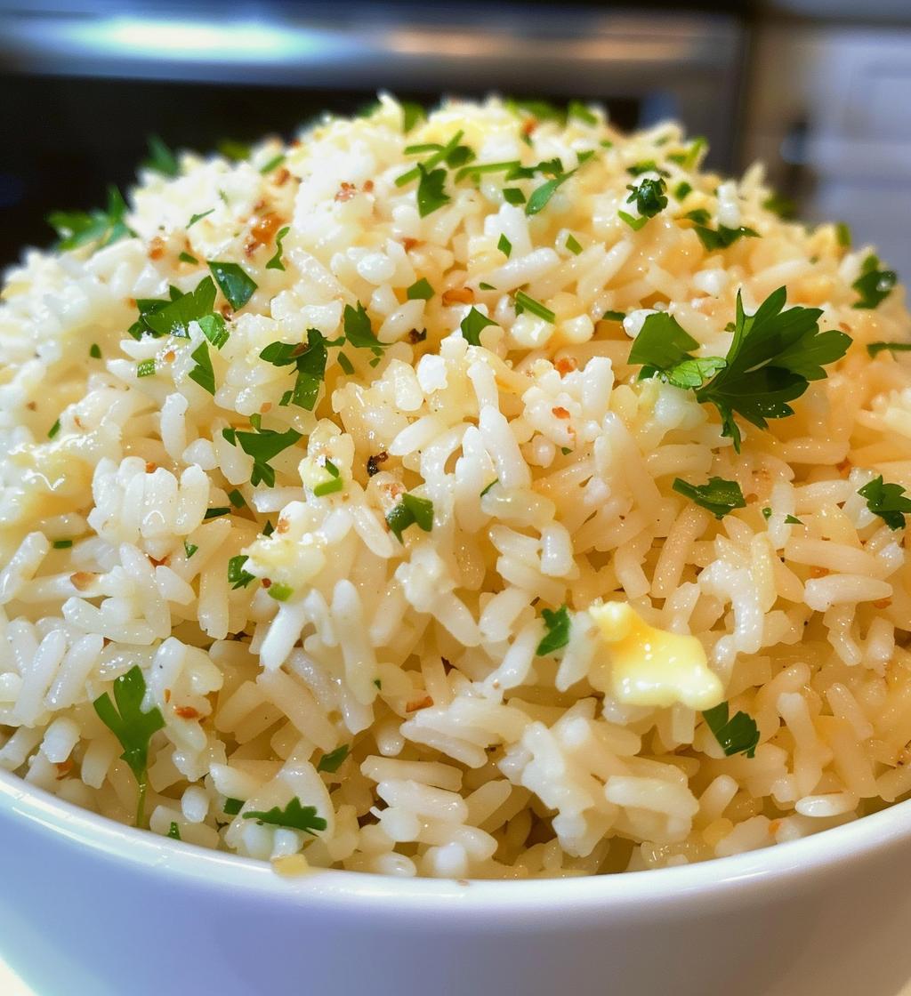 Buttery Garlic Rice - detail 1