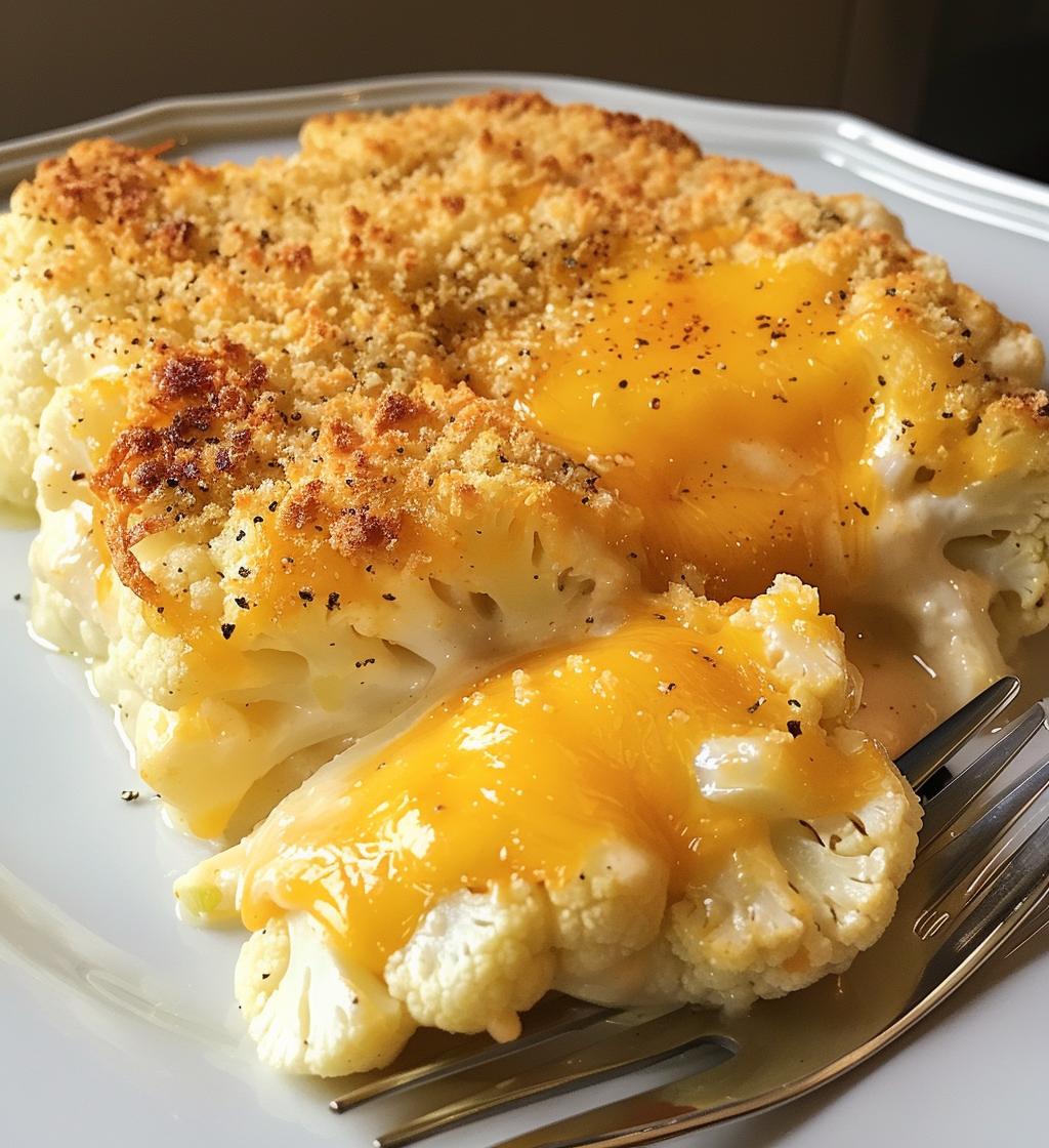 Cheesy Cauliflower Gratin - detail 1