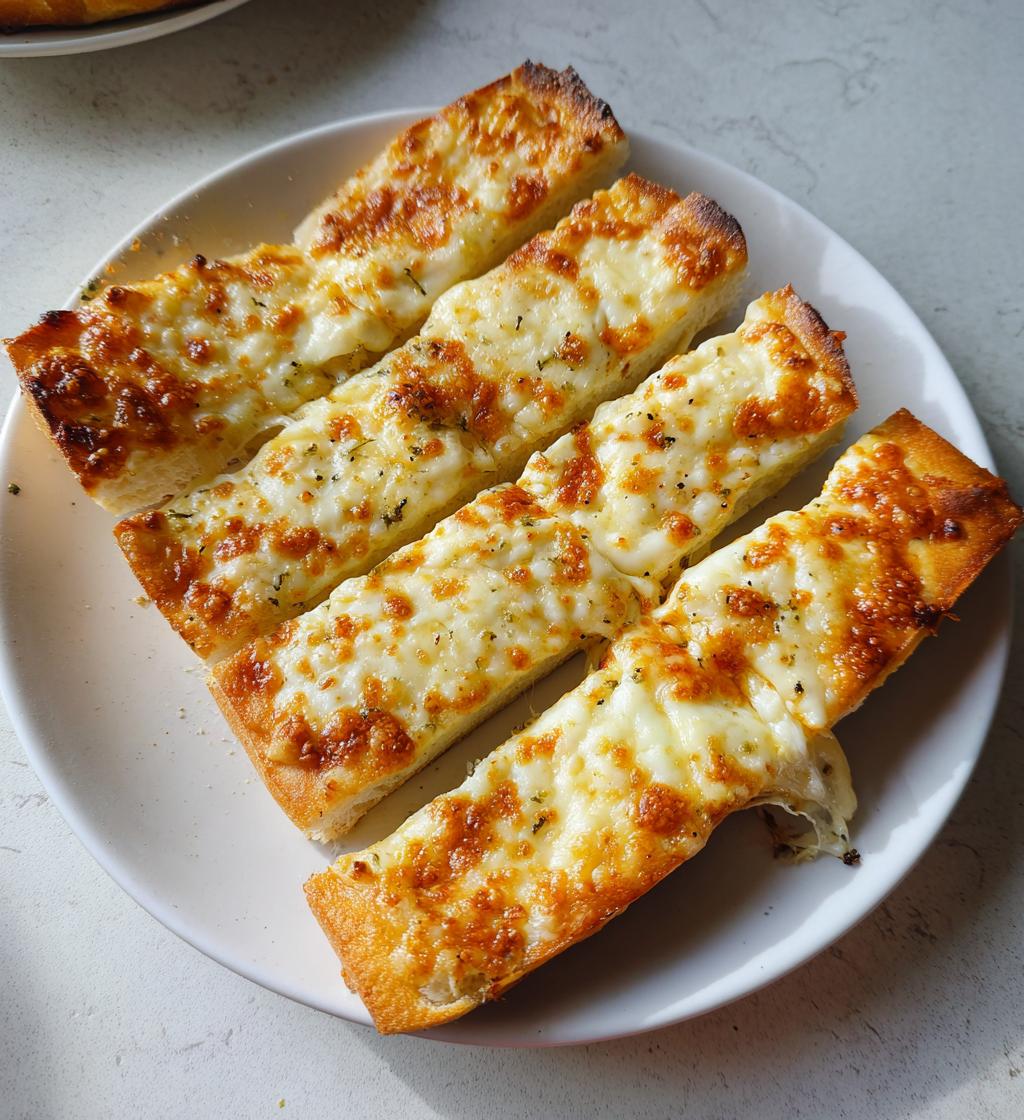 Cheesy Garlic Breadsticks - detail 1