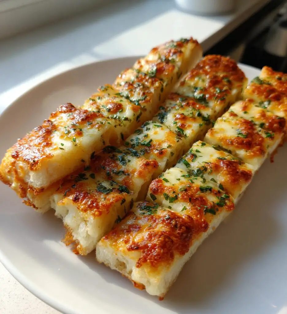 Cheesy Garlic Breadsticks