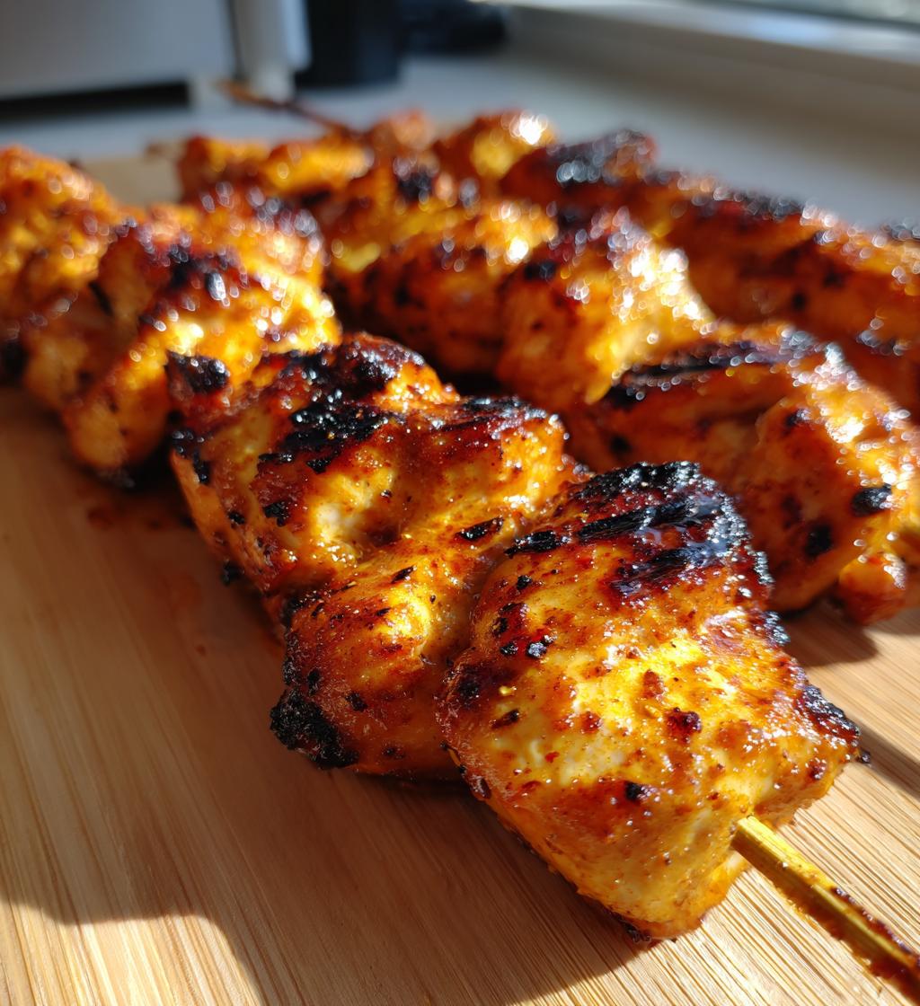 Chili Lime Chicken Skewers - detail 1