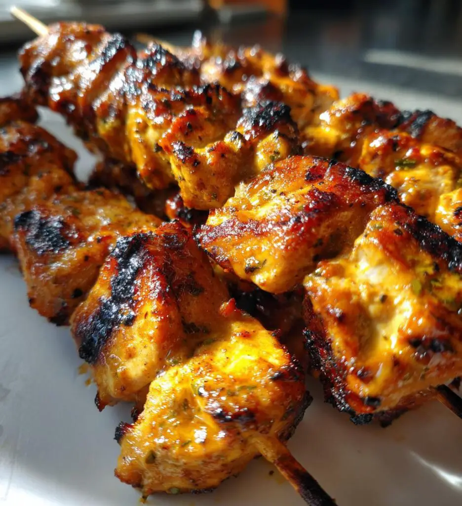 Chili Lime Chicken Skewers