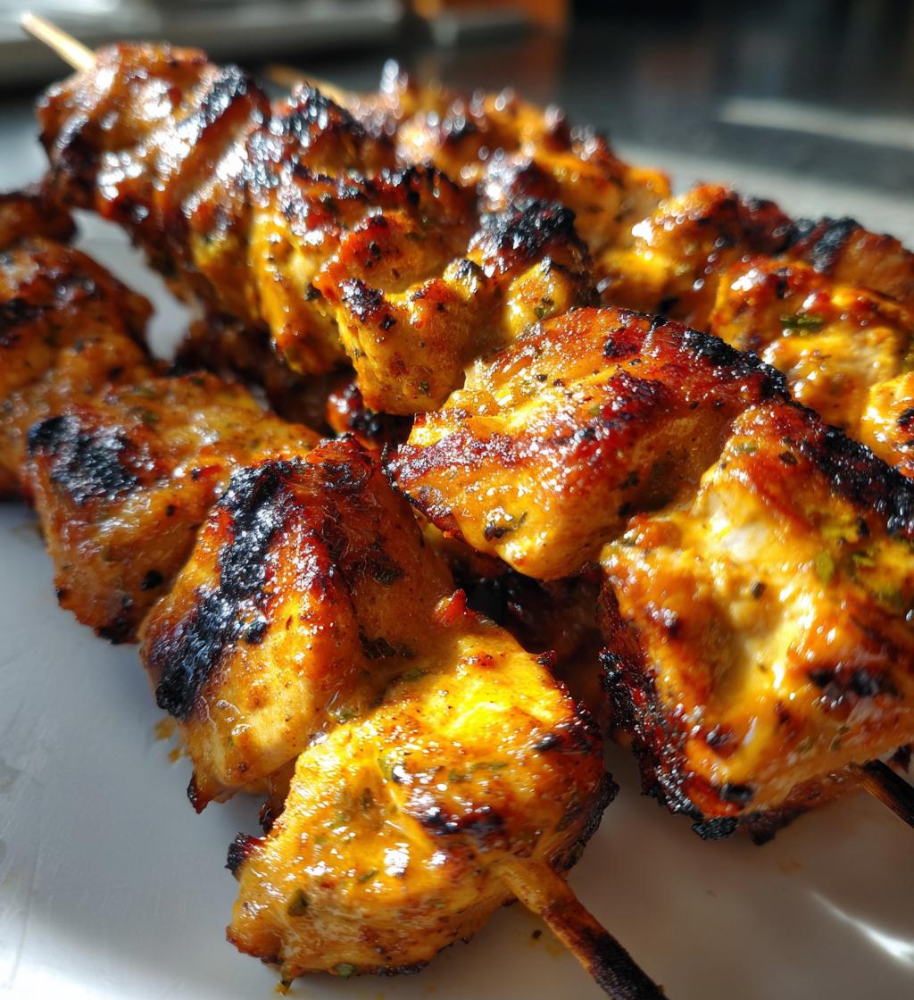 Chili Lime Chicken Skewers