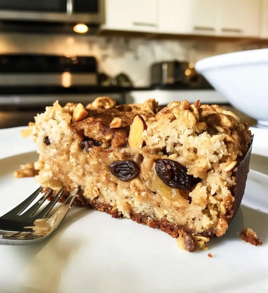 Cinnamon Spice Oatmeal Bake