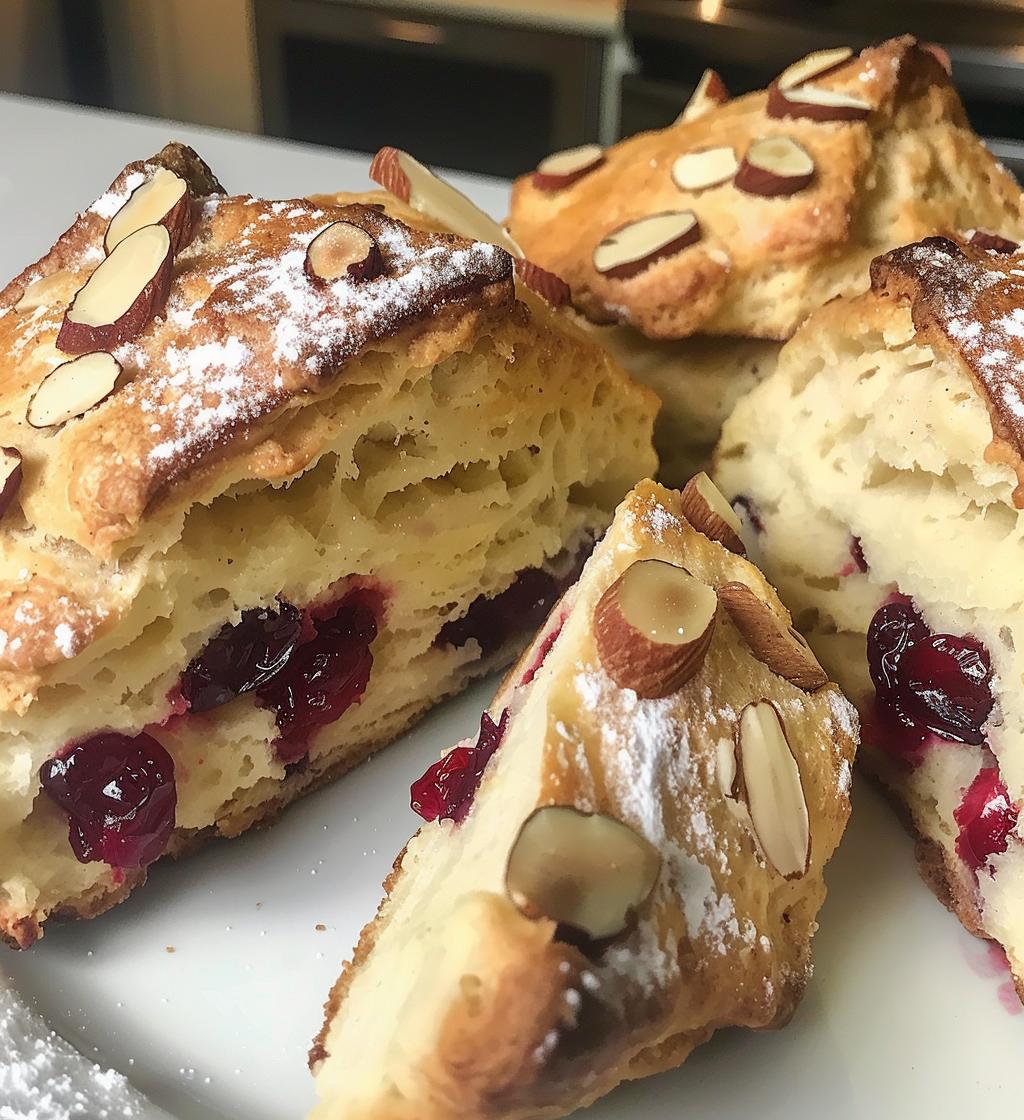 Cranberry Almond Scones