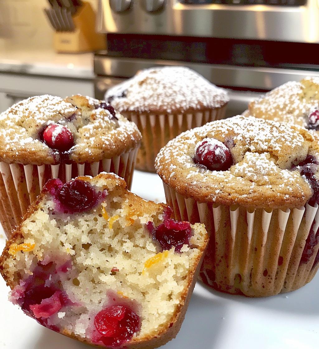 Cranberry Orange Muffins - detail 1