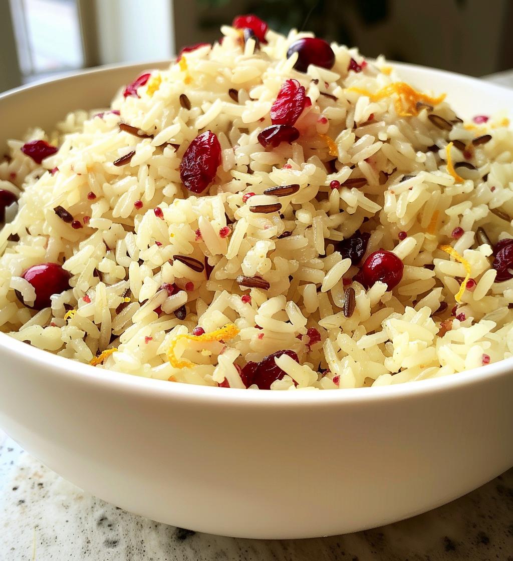 Cranberry Orange Rice Pilaf - detail 1