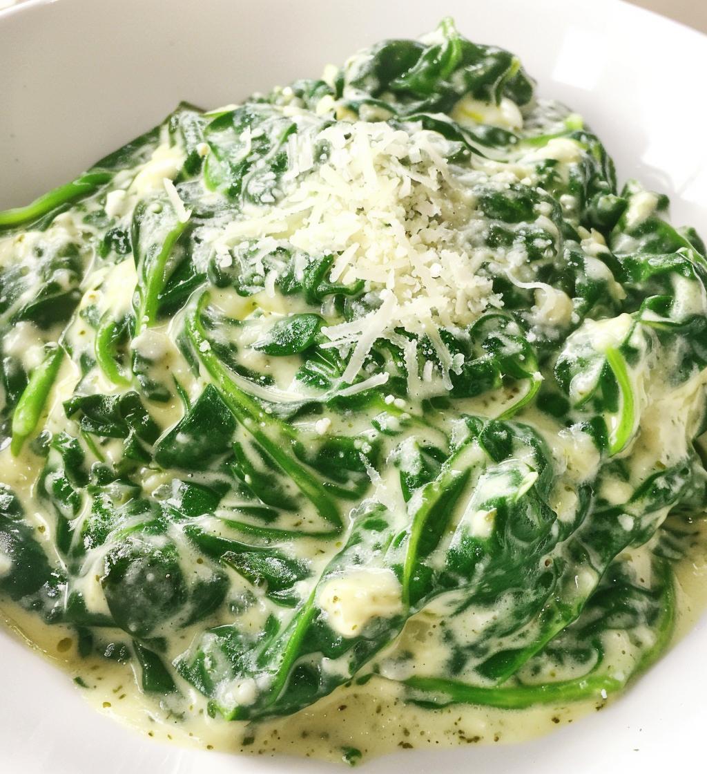 Creamed Spinach - detail 1